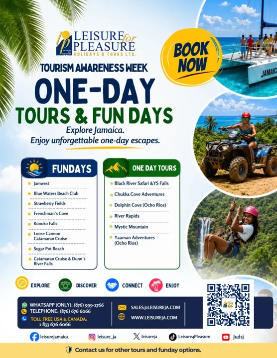 One-Day Tours and Fundays flyer