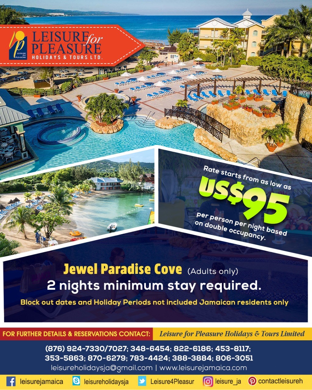 Jamaican Hotel Specials - Leisure For Pleasure Holidays and Tours ...