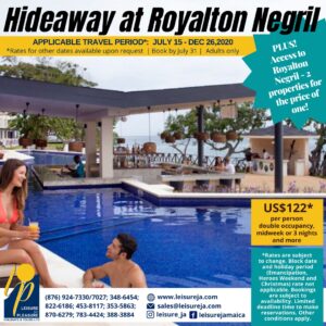 jamaican specials hotel royalton hideaway negril navigation