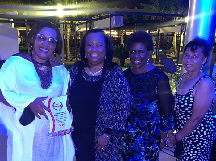 Top Producing Agency in Revenue and Rooms Night for the year 2020 for RIU Hotels and Resorts Jamaica
