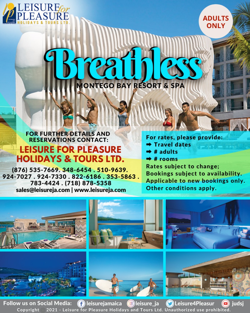 Breathless Jamaica Hotel Specials - Adults Only