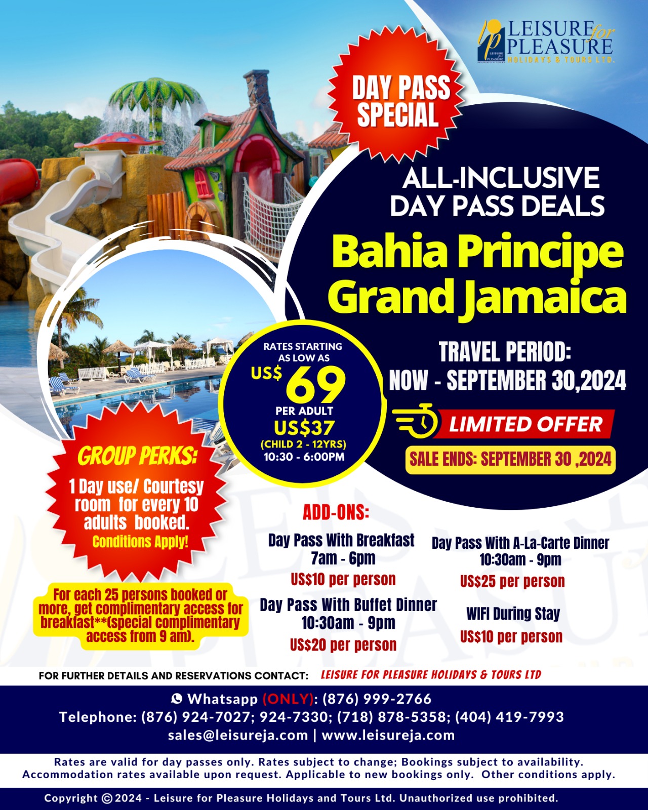 Bahia Principe Grand Jamaica - Day Pass Specials