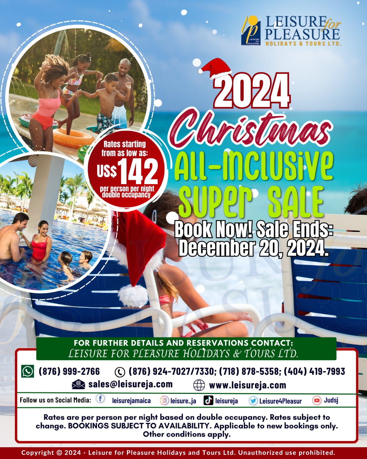 2024 Jamaica Hotel Christmas AllInclusive Super Sale