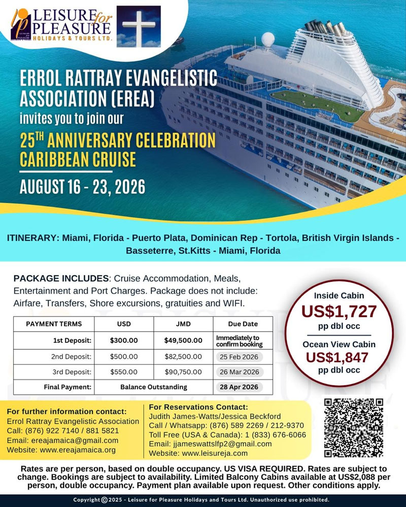 EREA 25th Anniversary Caribbean Cruise 2026 – Miami to Eastern Caribbean