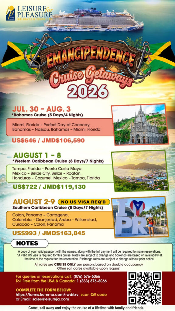 Emancipendence Cruise Getaways 2026