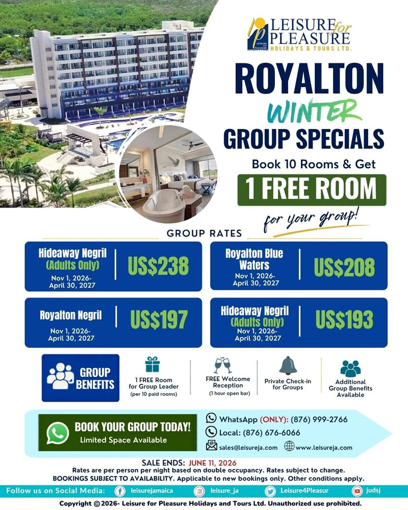 Royalton Winter Group Specials