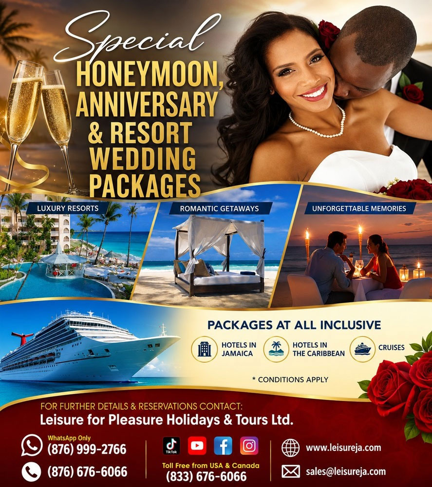 Honeymoon, anniversary and resort wedding packages